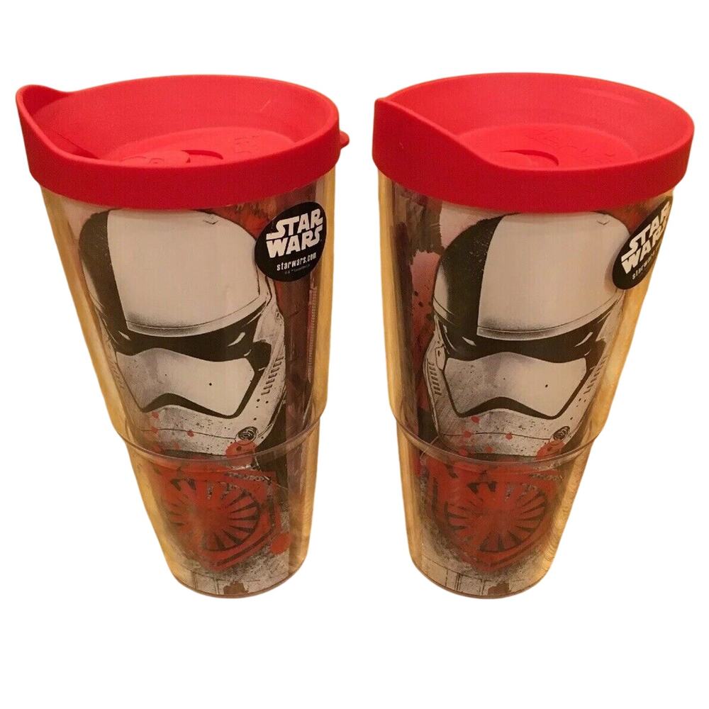 Star Wars Tervis Mugs 24 oz Storm Troopers - Qty Two - BRAND NEW